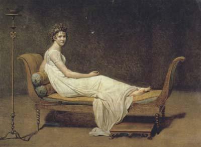 Jacques-Louis David Portrait of Juliette Recamier (mk02) oil painting image